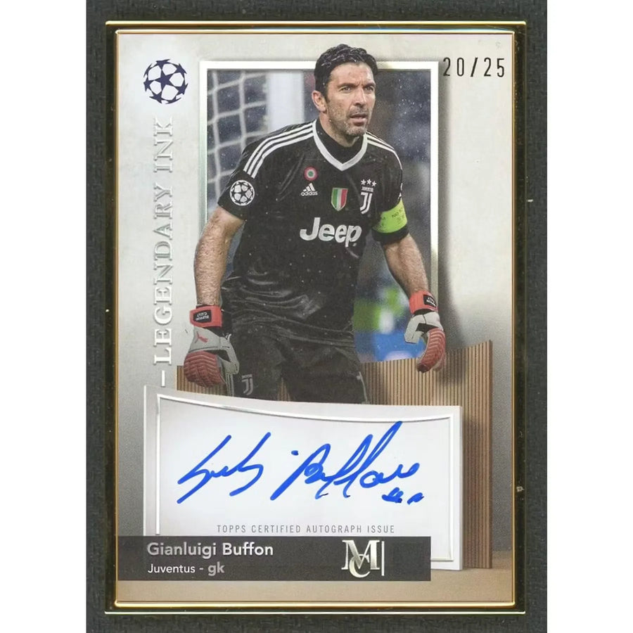Gianluigi Buffon 2024 Topps Museum Autograph Card | Gold Border/25