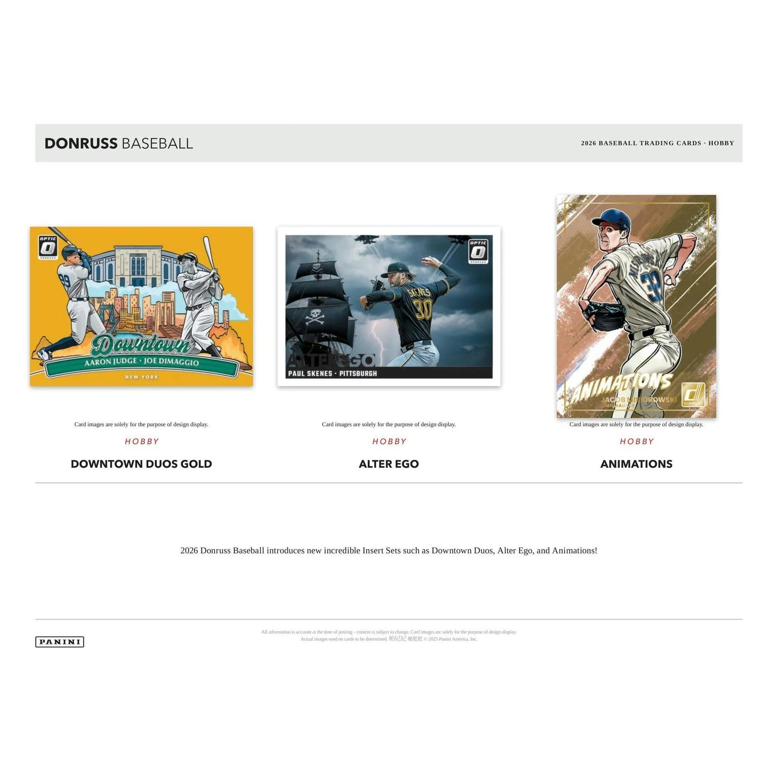 DRAFT - Presell 2026 Panini Donruss Baseball Hobby Box (Presell) Releases May. 27th, 2026