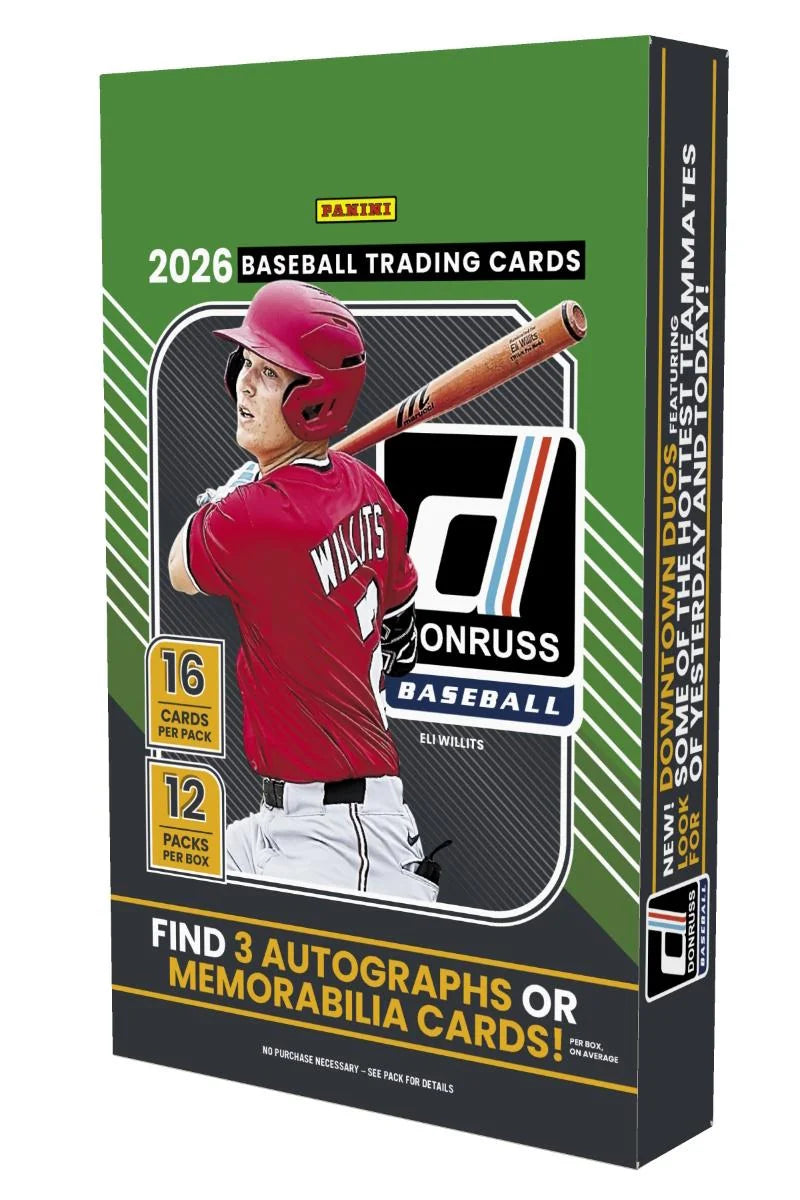 DRAFT - 2026 Panini Donruss Baseball Hobby 12-Box Case | Presell