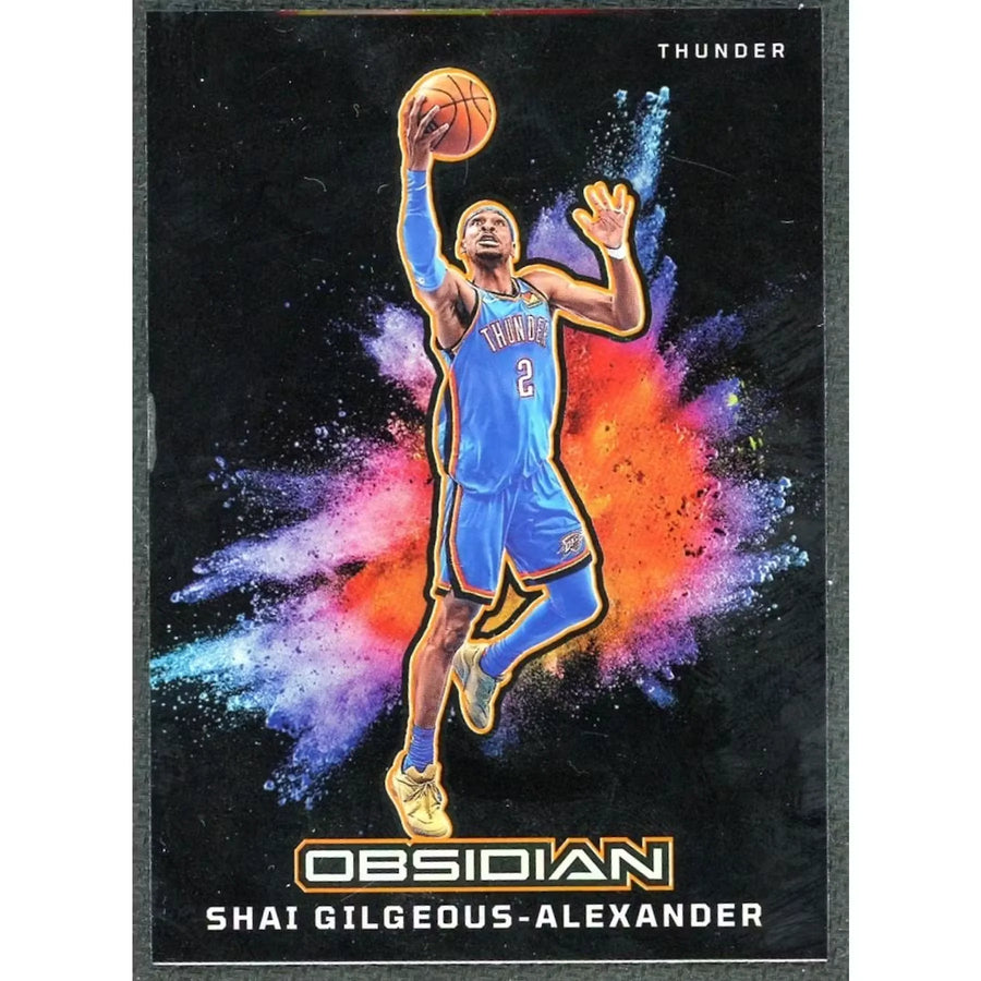 Shai Gilgeous-Alexander 2024-2025 Panini Obsidian Black Color Blast #1