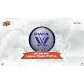 DRAFT - Presell 2025/26 Upper Deck PWHL Hockey Blaster 20-Box Case (Presell) Releases Jul. 1st, 2026