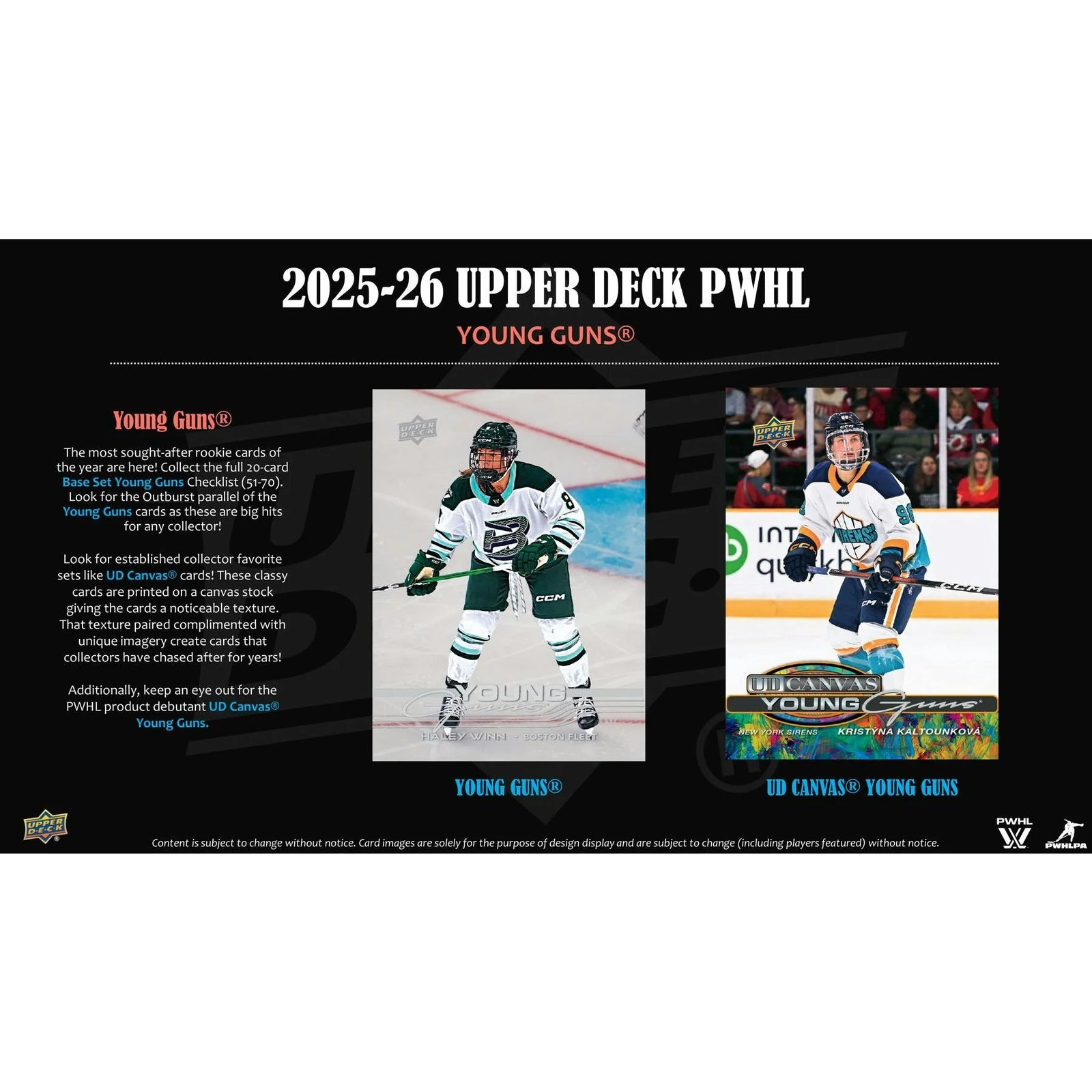 DRAFT - Presell 2025/26 Upper Deck PWHL Hockey Blaster 20-Box Case (Presell) Releases Jul. 1st, 2026