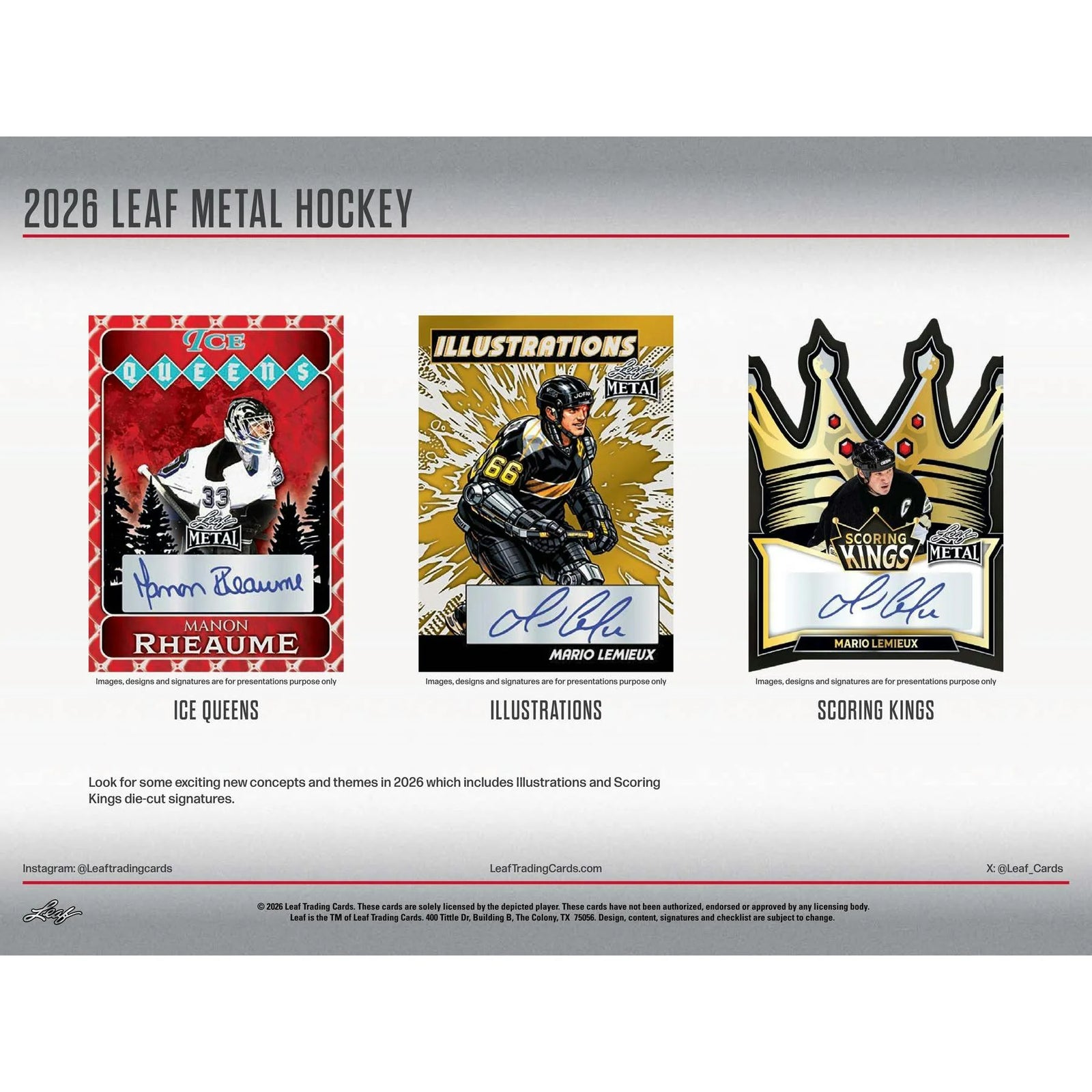 DRAFT - Presell 2026 Leaf Metal Hockey Hobby Box (Presell) Releases Jun. 5th, 2026