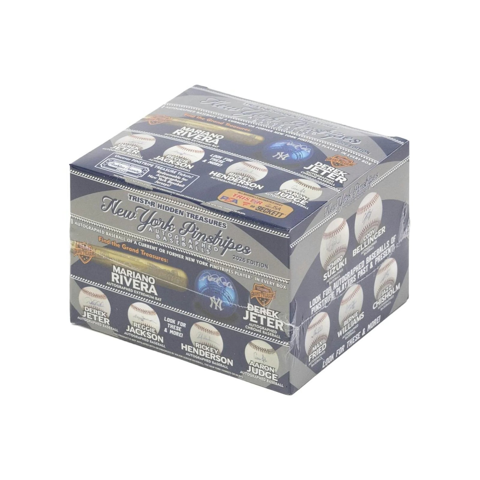 DRAFT - New 2026 TriStar Hidden Treasures New York Pinstripes Autographed Baseballs Hobby Box