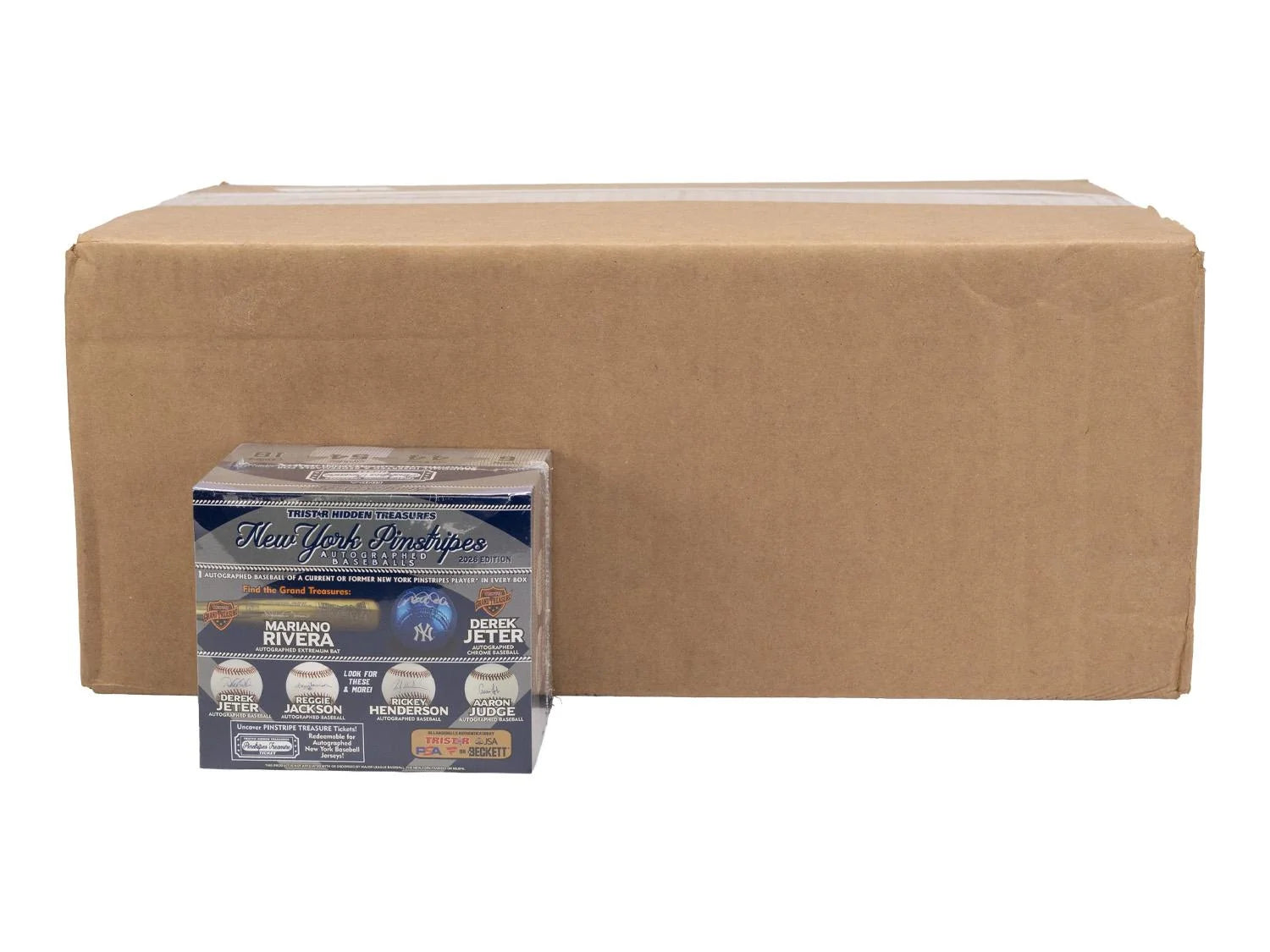 DRAFT - New 2026 TriStar Hidden Treasures New York Pinstripes Autographed Baseballs Hobby 12-Box Case