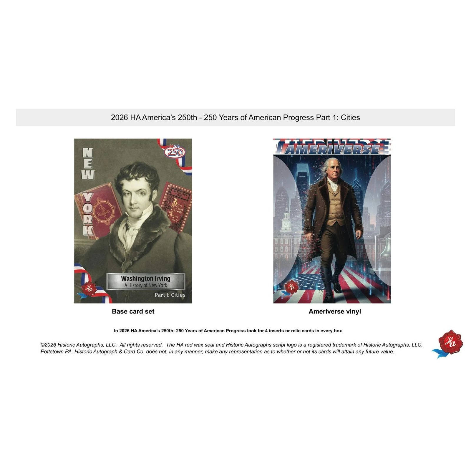 DRAFT - 2026 Historic Autographs America's 250th Anniversary Part 1: Citi | dacardworld:BVER0NZ12L