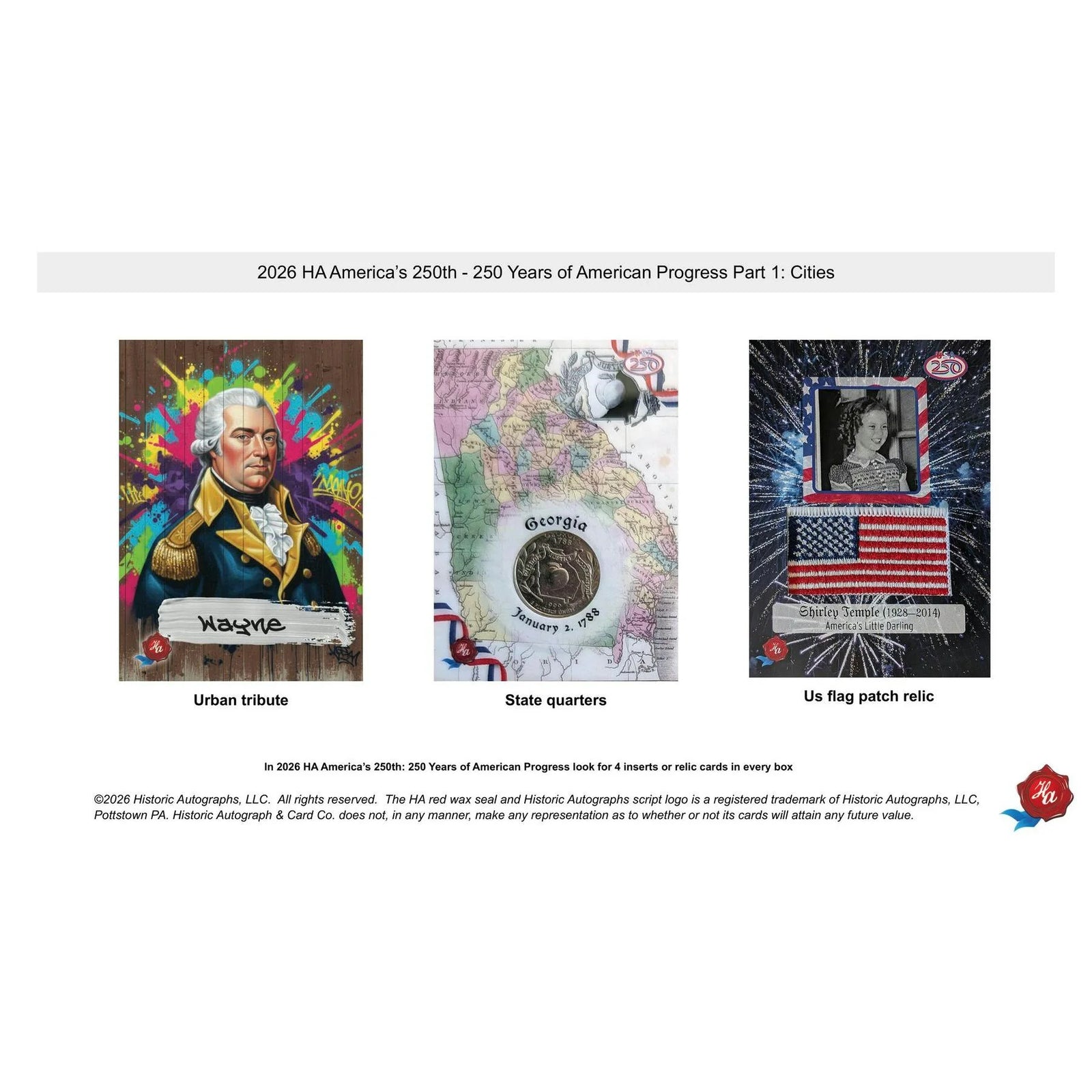 DRAFT - 2026 Historic Autographs America's 250th Anniversary Part 1: Citi | dacardworld:BVER0NZ12L