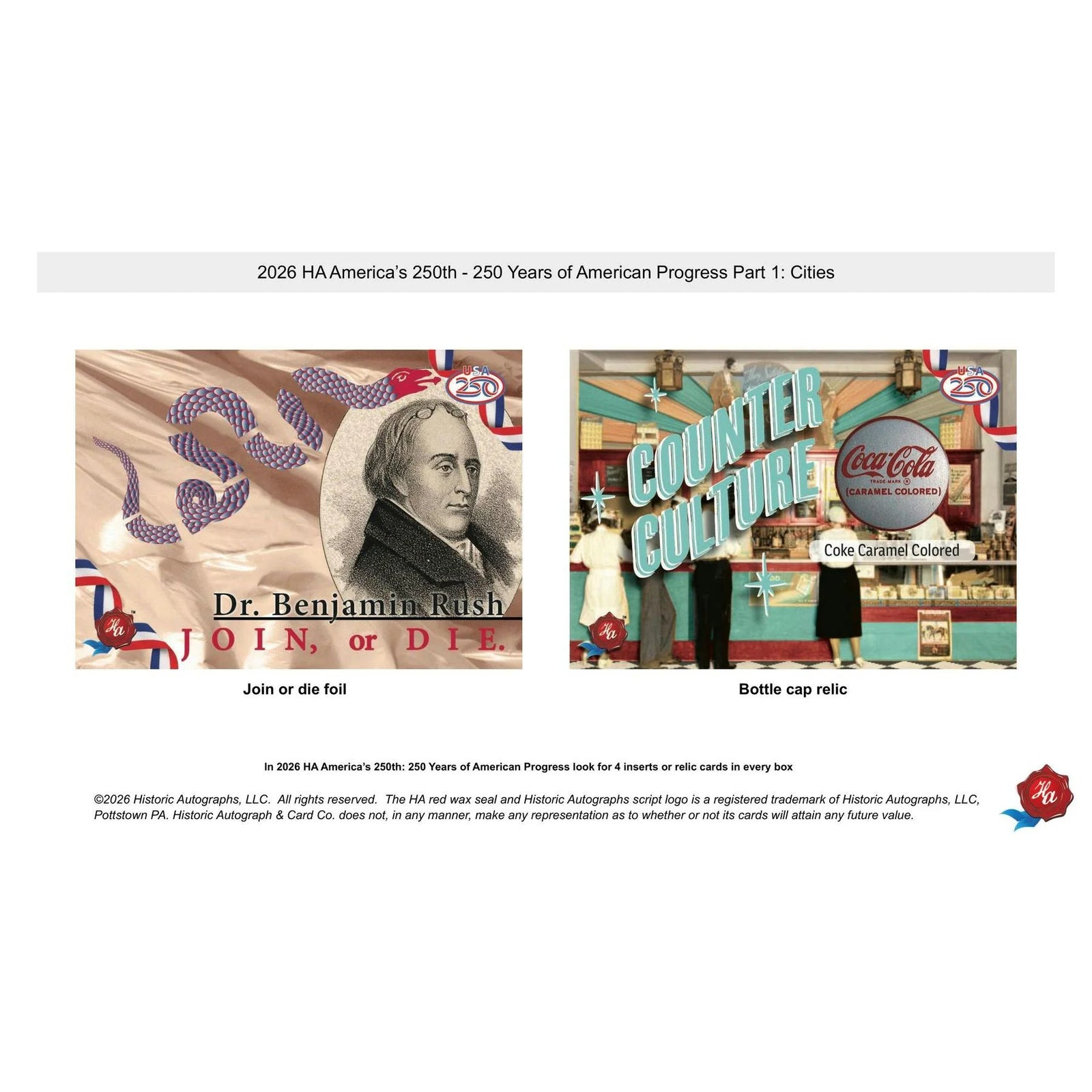 DRAFT - 2026 Historic Autographs America's 250th Anniversary Part 1: Citi | dacardworld:BVER0O58WD