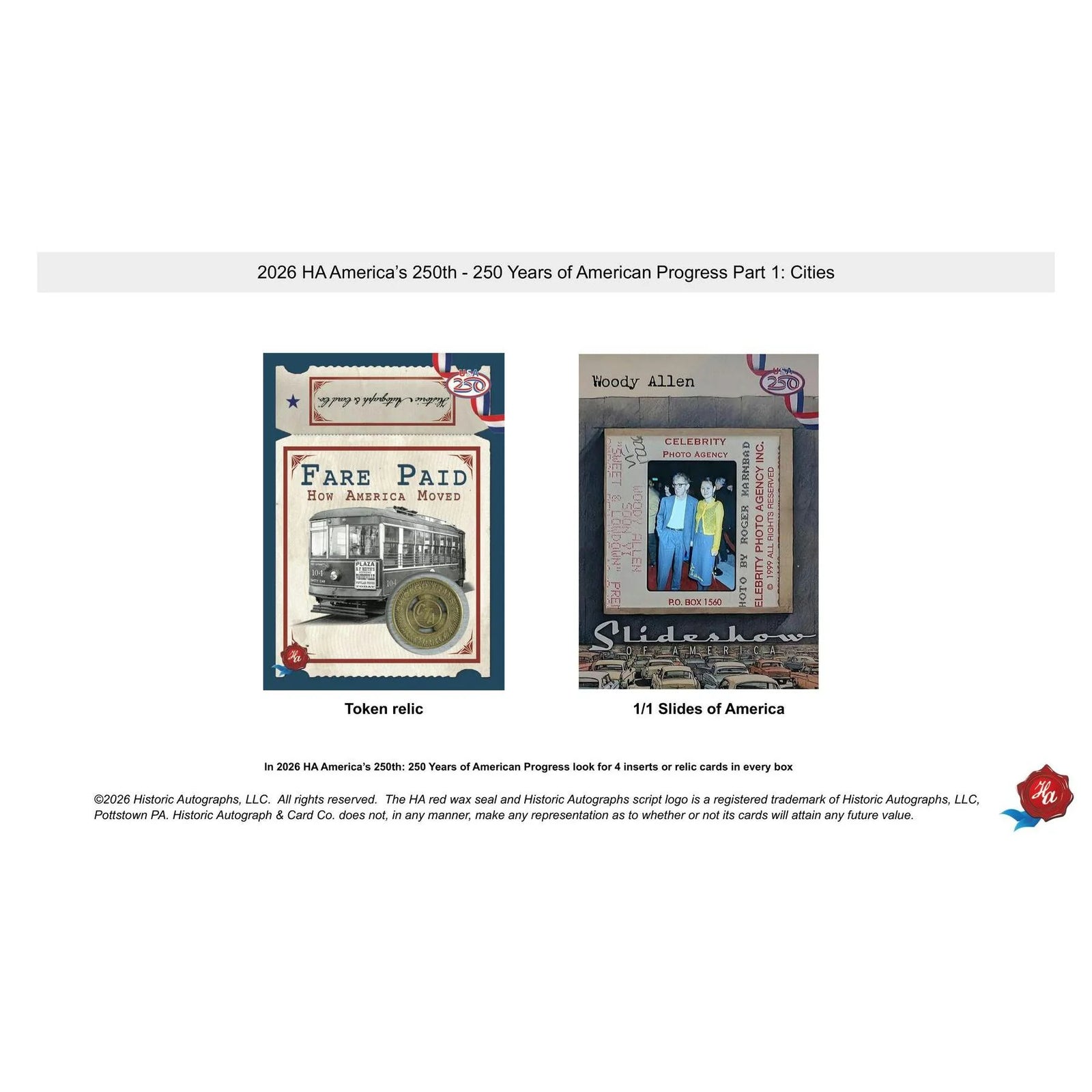 DRAFT - 2026 Historic Autographs America's 250th Anniversary Part 1: Citi | dacardworld:BVER0O58WD