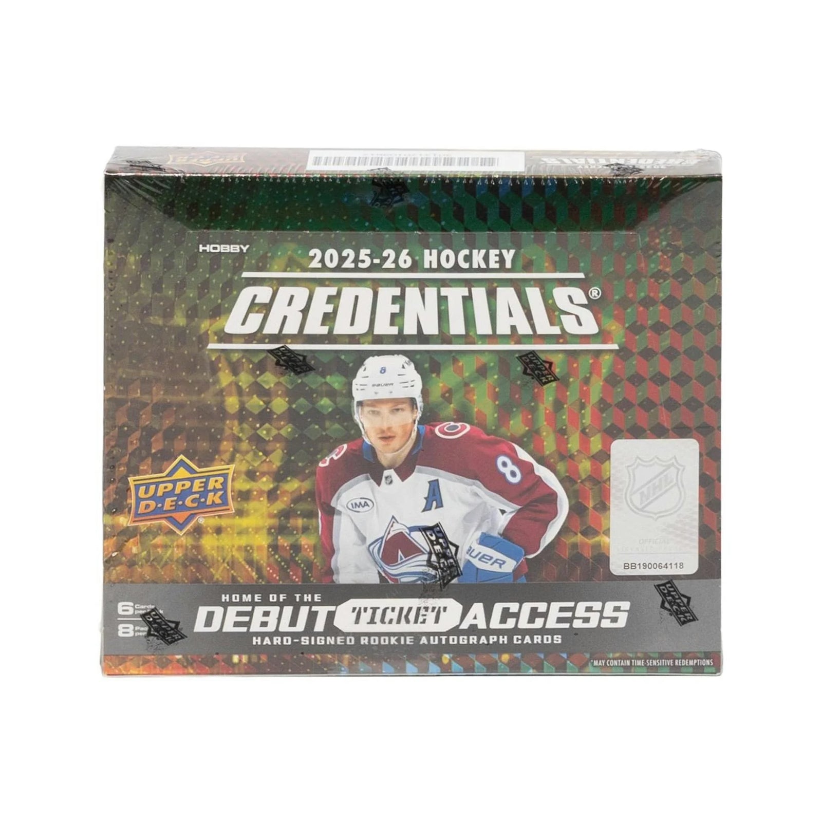 DRAFT - 2025/26 Upper Deck Credentials Hockey Hobby Box | Sealed