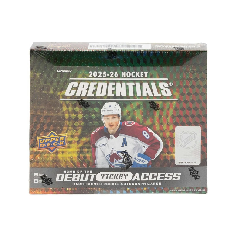 DRAFT - 2025/26 Upper Deck Credentials Hockey Hobby Box | Sealed