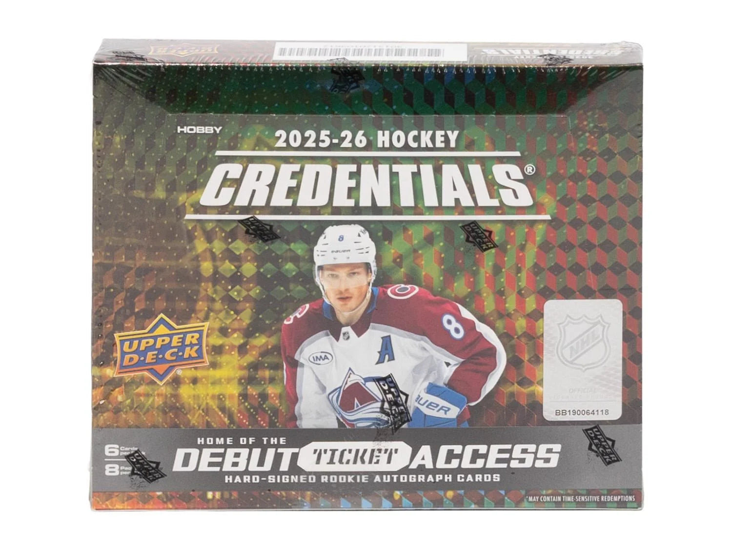 DRAFT - 2025/26 Upper Deck Credentials Hockey Hobby Box | Sealed