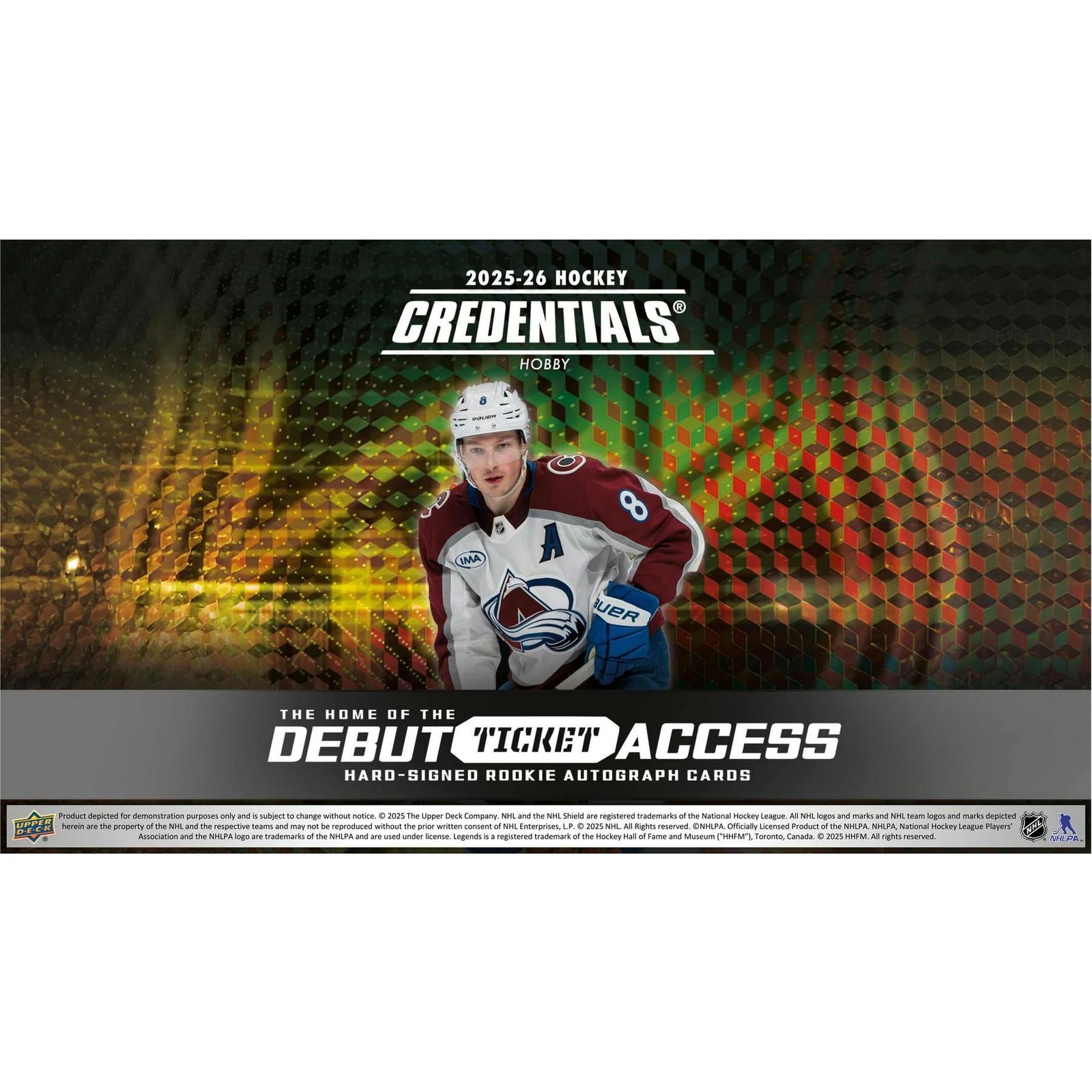 DRAFT - 2025/26 Upper Deck Credentials Hockey Hobby Box | Sealed