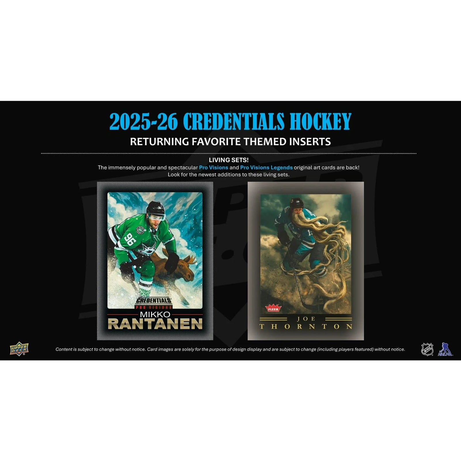DRAFT - New 2025/26 Upper Deck Credentials Hockey Hobby 20-Box Case