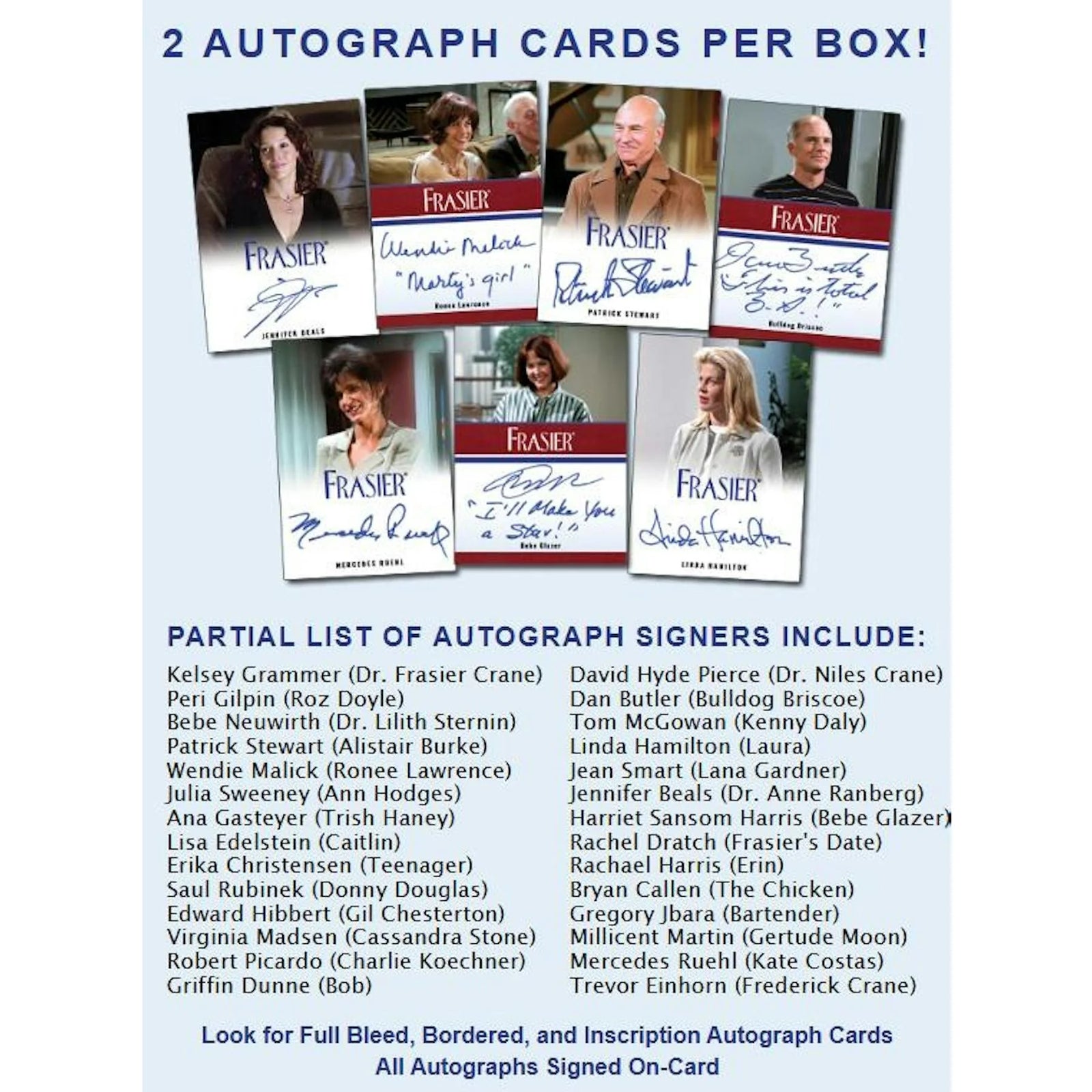 DRAFT - 2026 Rittenhouse Frasier Premiere Edition Hobby Box | dacardworld:BVES0NNHDR