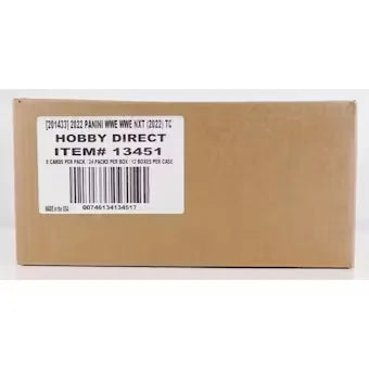 2022 Panini WWE NXT Wrestling Hobby 12-Box Case (Ships Sealed Only) - D