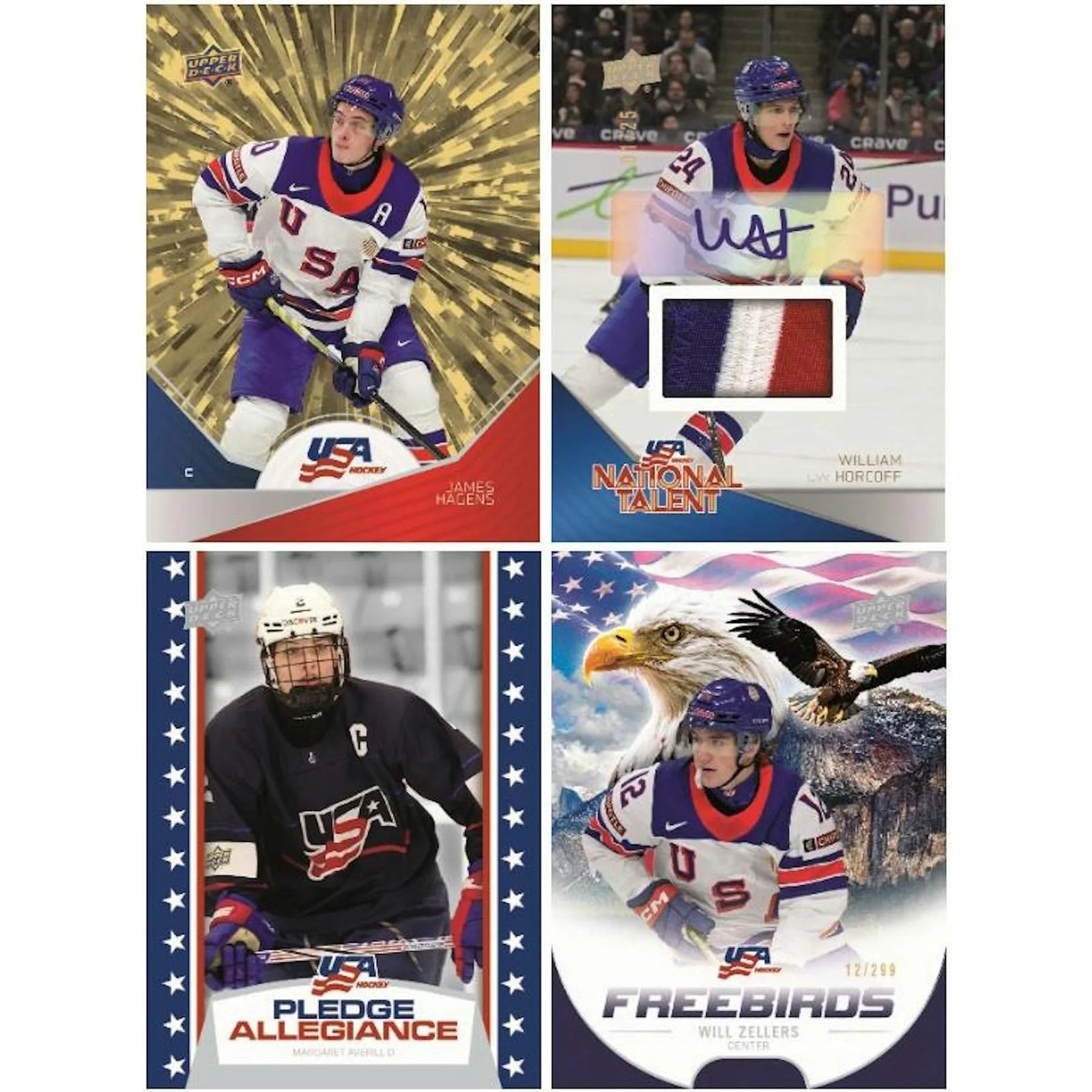 DRAFT - Presell 2026 Upper Deck Team USA Juniors Hockey Hobby Box (Presell) Releases Sep. 16th, 2026