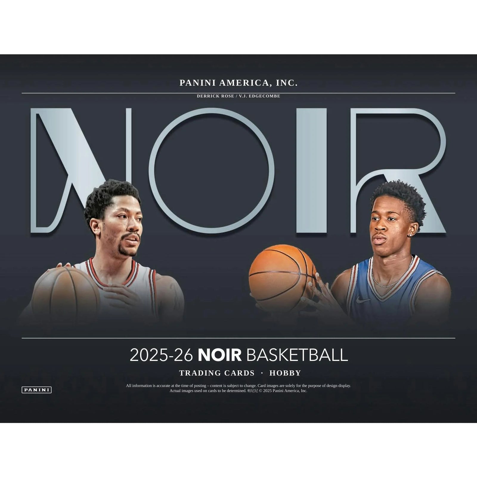 DRAFT - Presell 2025/26 Panini Noir Basketball Hobby 4-Box Case (Presell) Releases Jun. 10th, 2026