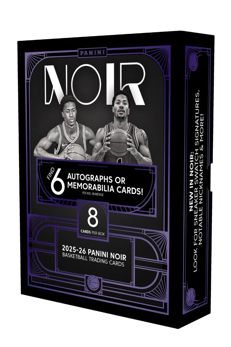 DRAFT - Presell 2025/26 Panini Noir Basketball Hobby 4-Box Case (Presell) Releases Jun. 10th, 2026