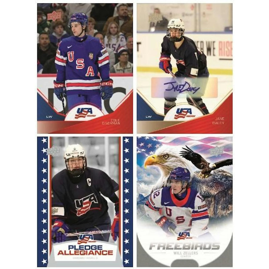 DRAFT - Presell 2026 Upper Deck Team USA Juniors Hockey Blaster 20-Box Case (Presell) Releases Sep. 16th, 2026