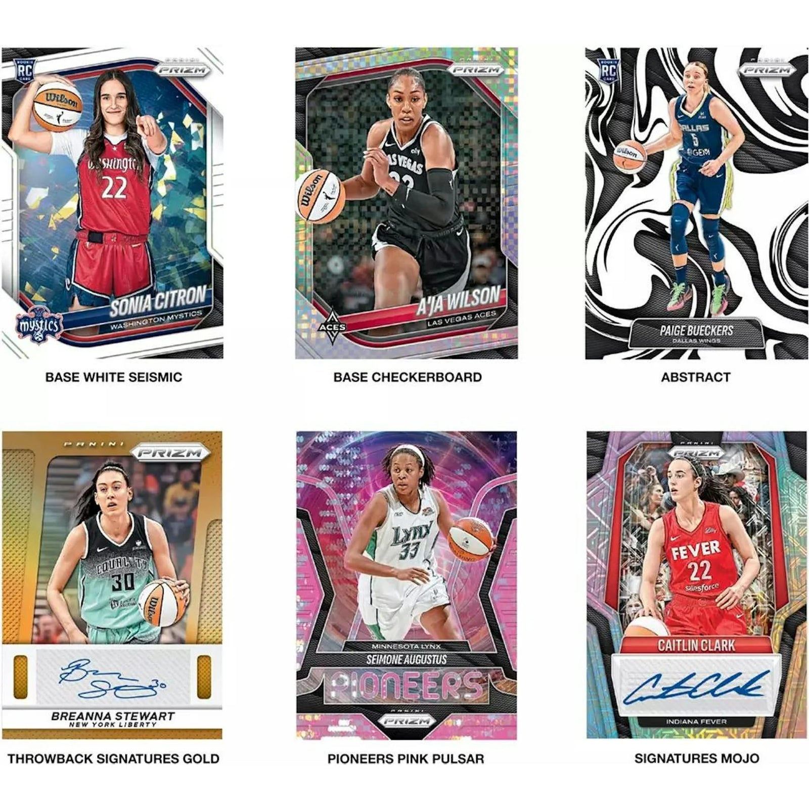 DRAFT - 2025 Panini Prizm WNBA Basketball Mega Box $44.95 Add to Cart