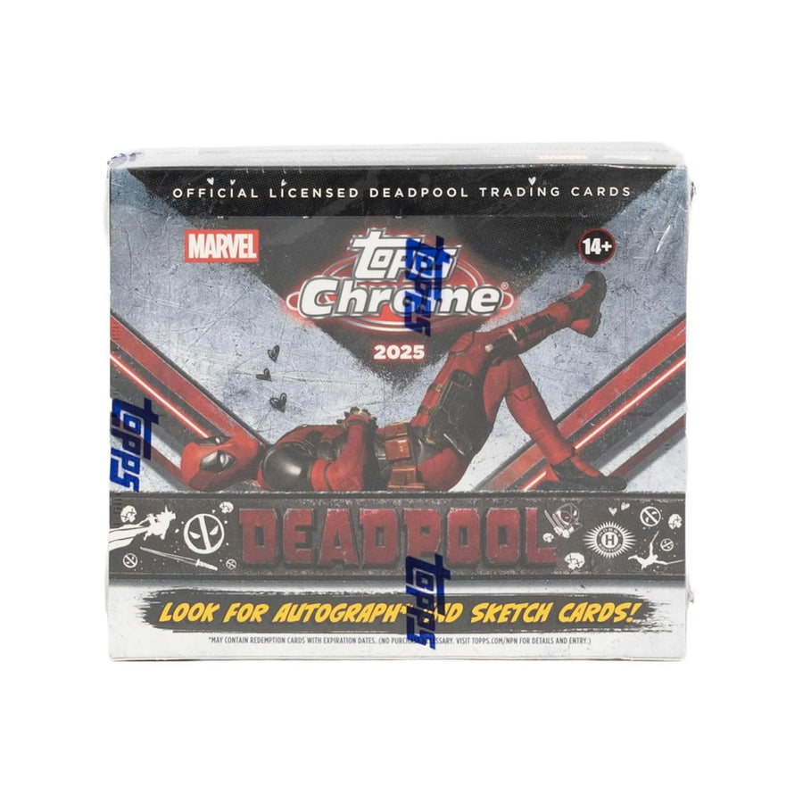 DRAFT - 2025 Topps Deadpool Chrome Hobby Box | dacardworld:BVEV0IW31A