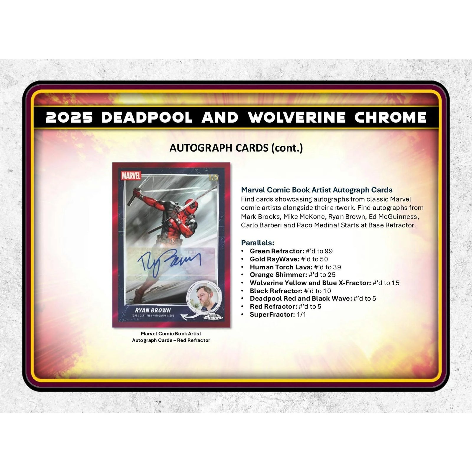 DRAFT - 2025 Topps Deadpool Chrome Hobby Box | dacardworld:BVEV0IW31A