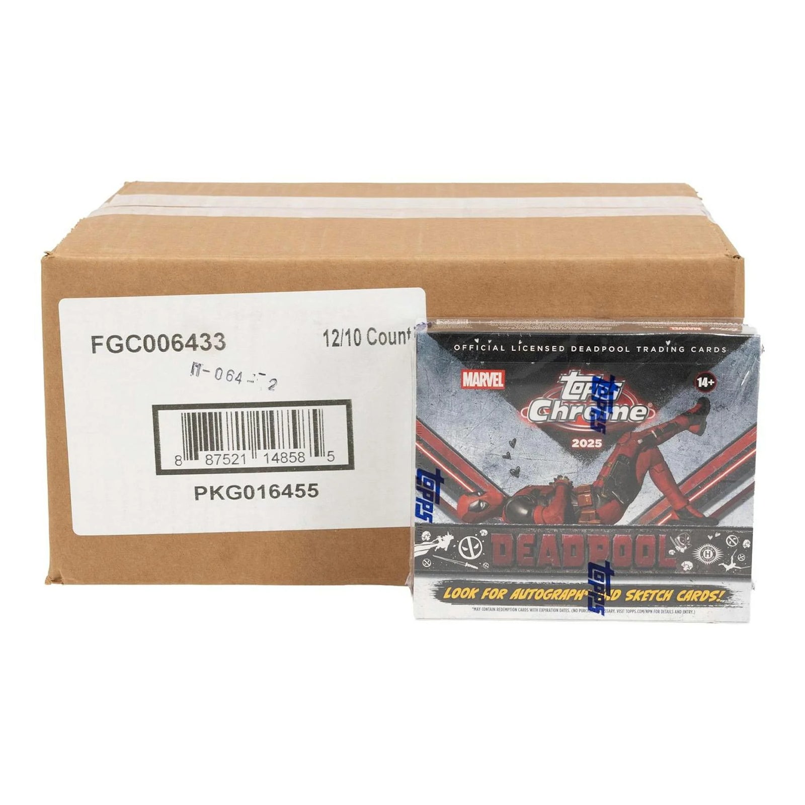 DRAFT - 2025 Topps Deadpool Chrome Hobby 12-Box Case | Entertainment