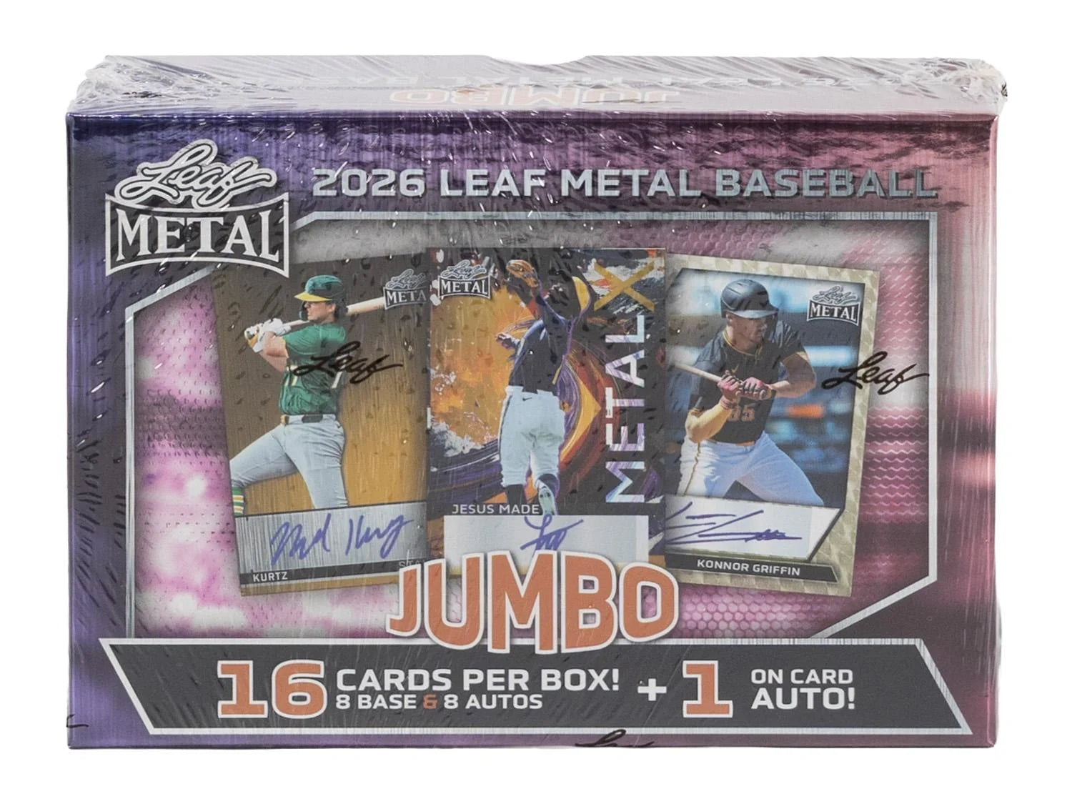 2026 Leaf Metal Baseball Hobby Jumbo Box | 8 Autographs Per Box (Ships Sealed Only) - D2