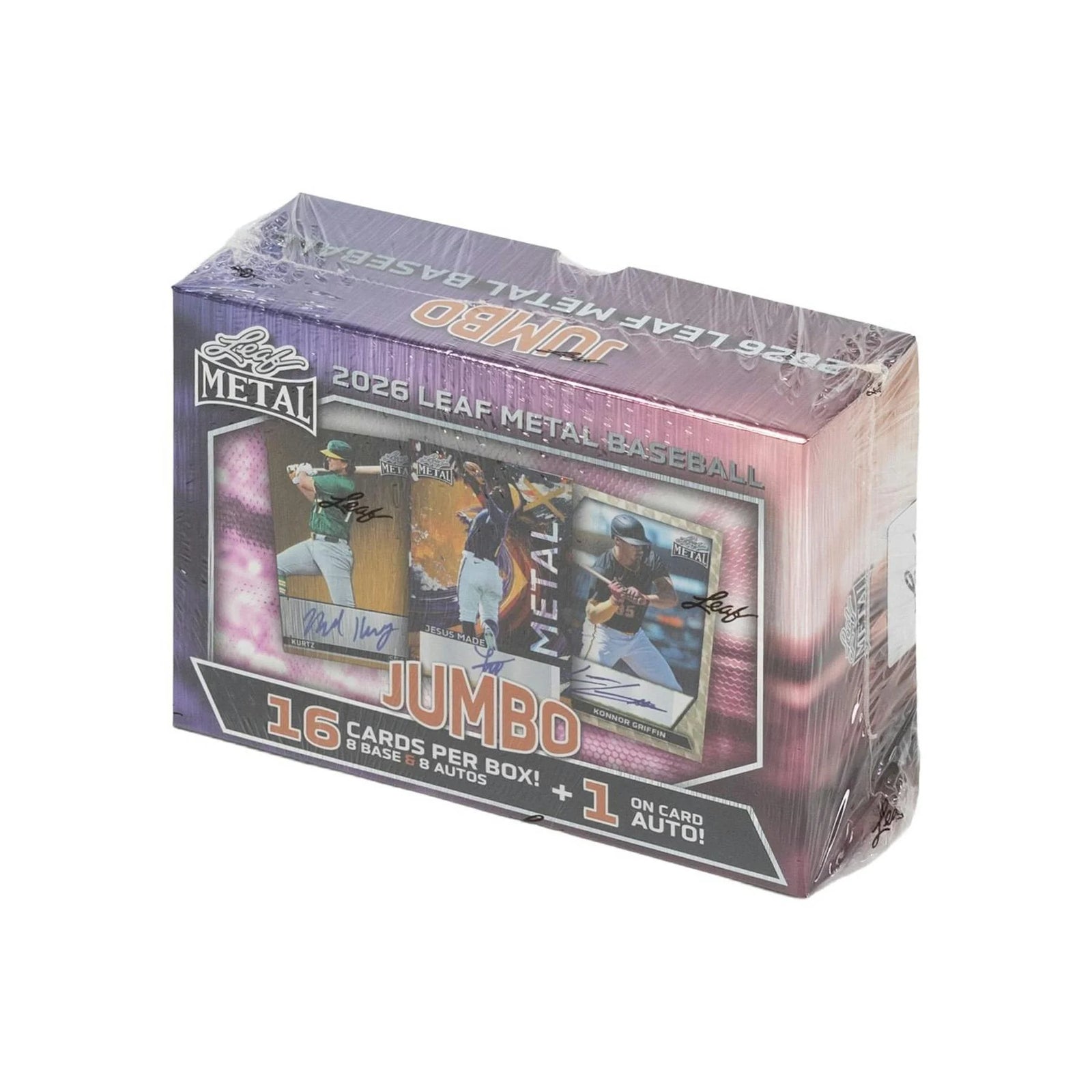 DRAFT - New 2026 Leaf Metal Baseball Hobby Jumbo 8-Box Case