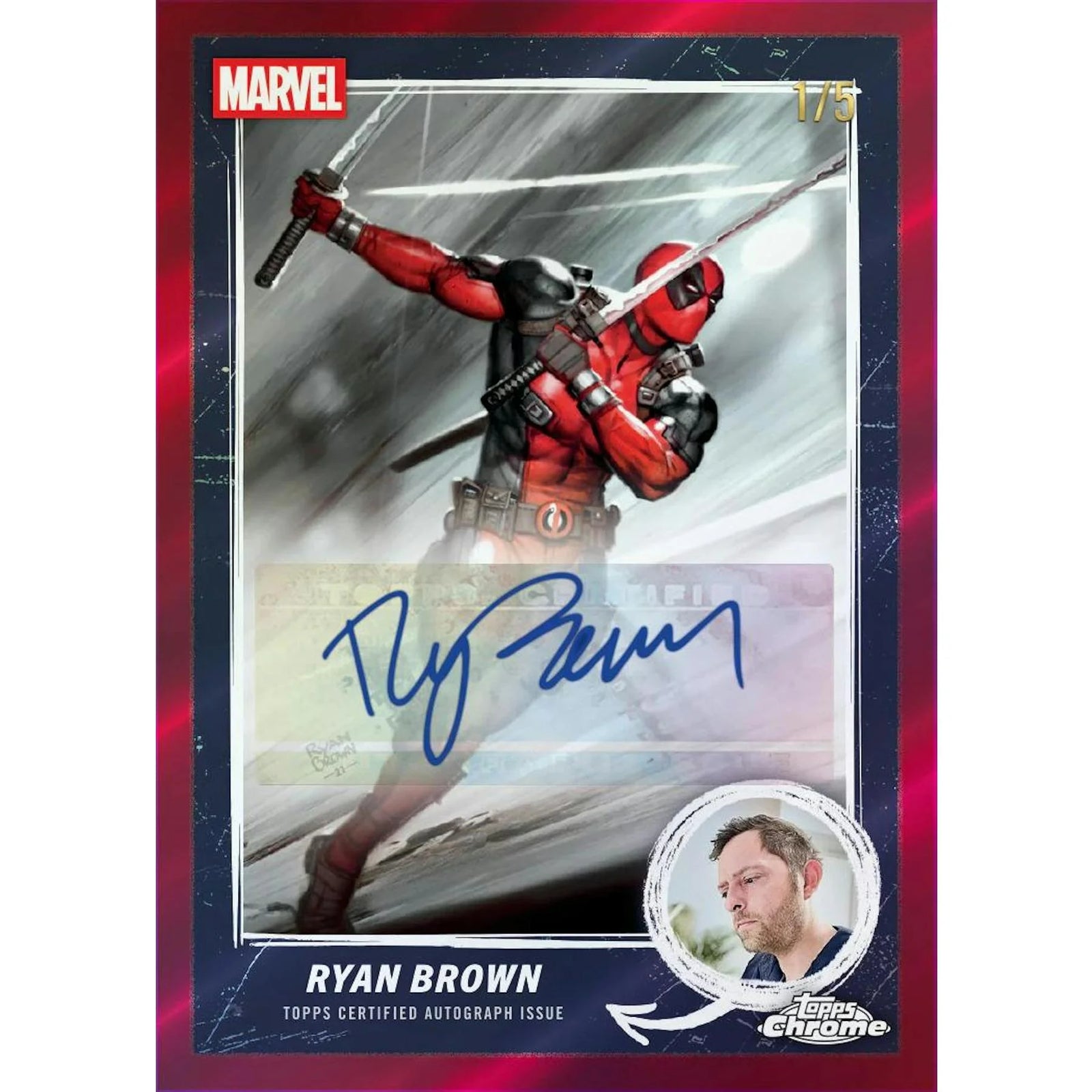 DRAFT - 2025 Topps Deadpool Chrome Blaster 40-Box Case