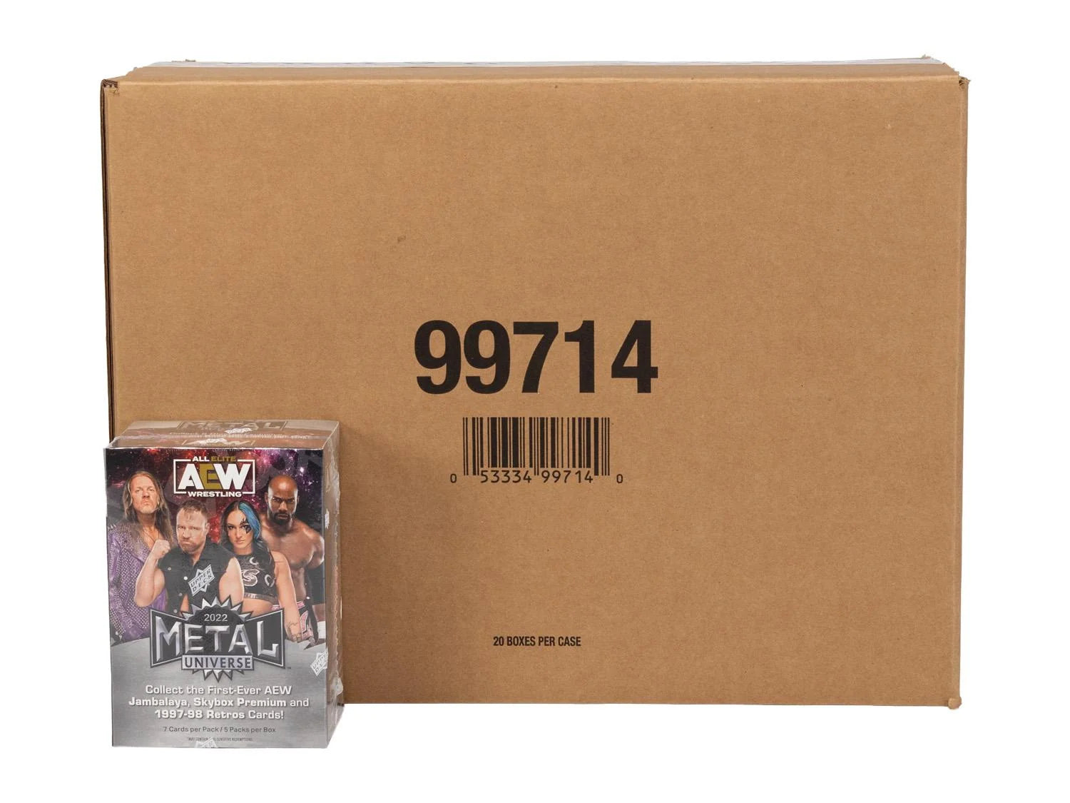 DRAFT - 2022 Upper Deck AEW Metal Universe Wrestling Blaster 20-Box Case | dacardworld:BVEV0PKVGN