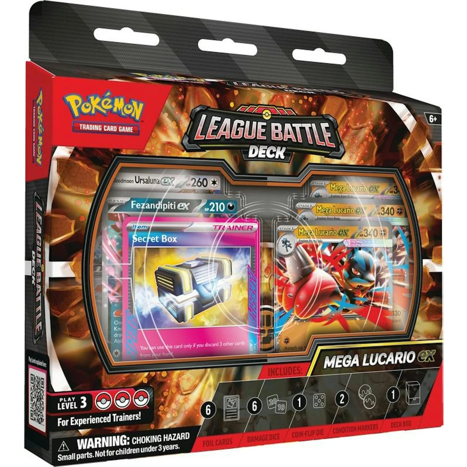 DRAFT - Pokemon Mega Lucario ex League Battle 6-Deck Case | Sealed Presell