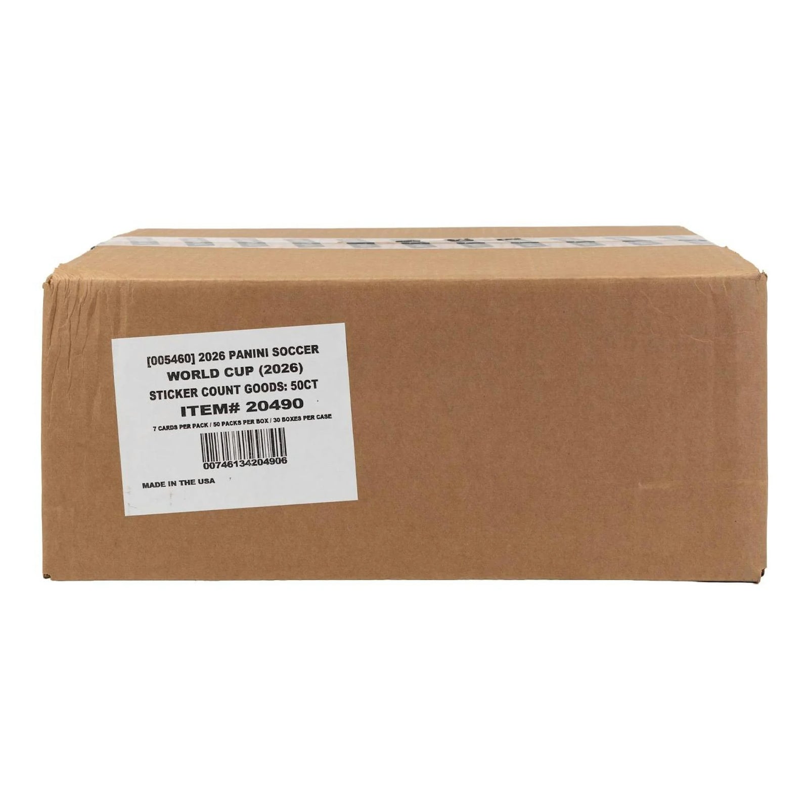 DRAFT - New 2026 Panini FIFA World Cup Soccer 50-Pack Sticker 30-Box Case - U.S. Version