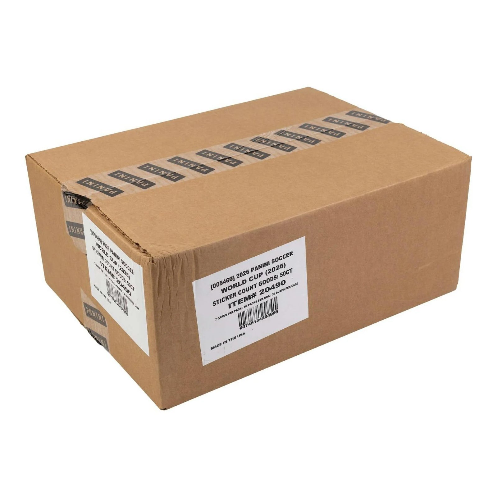DRAFT - New 2026 Panini FIFA World Cup Soccer 50-Pack Sticker 30-Box Case - U.S. Version