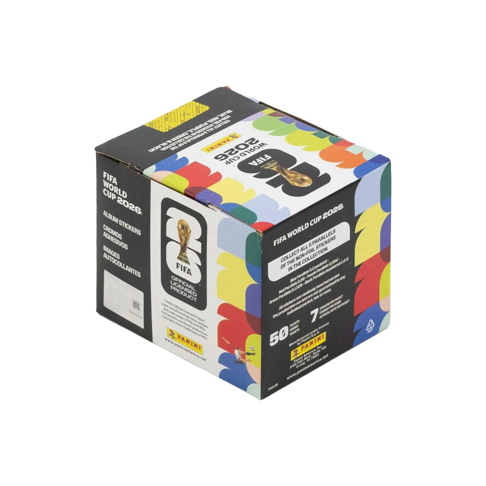 DRAFT - New 2026 Panini FIFA World Cup Soccer 50-Pack Sticker 30-Box Case - U.S. Version