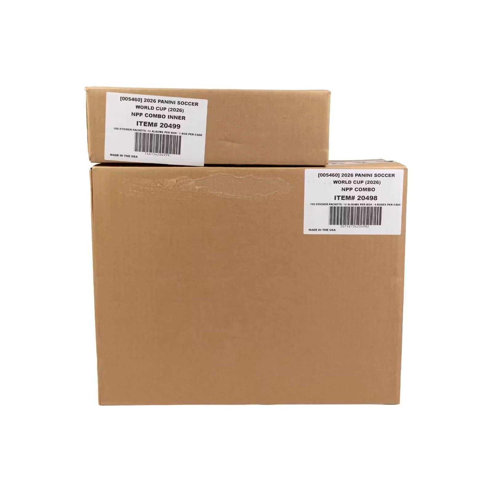 DRAFT - 2026 Panini FIFA World Cup Soccer Sticker Combo 4-Box Case | US Version