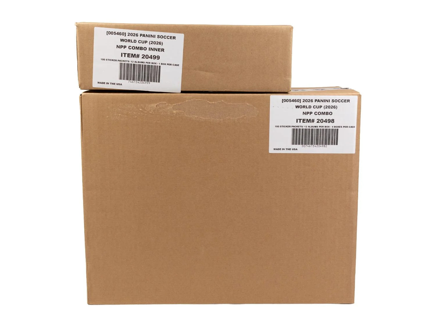 DRAFT - 2026 Panini FIFA World Cup Soccer Sticker Combo 4-Box Case | US Version