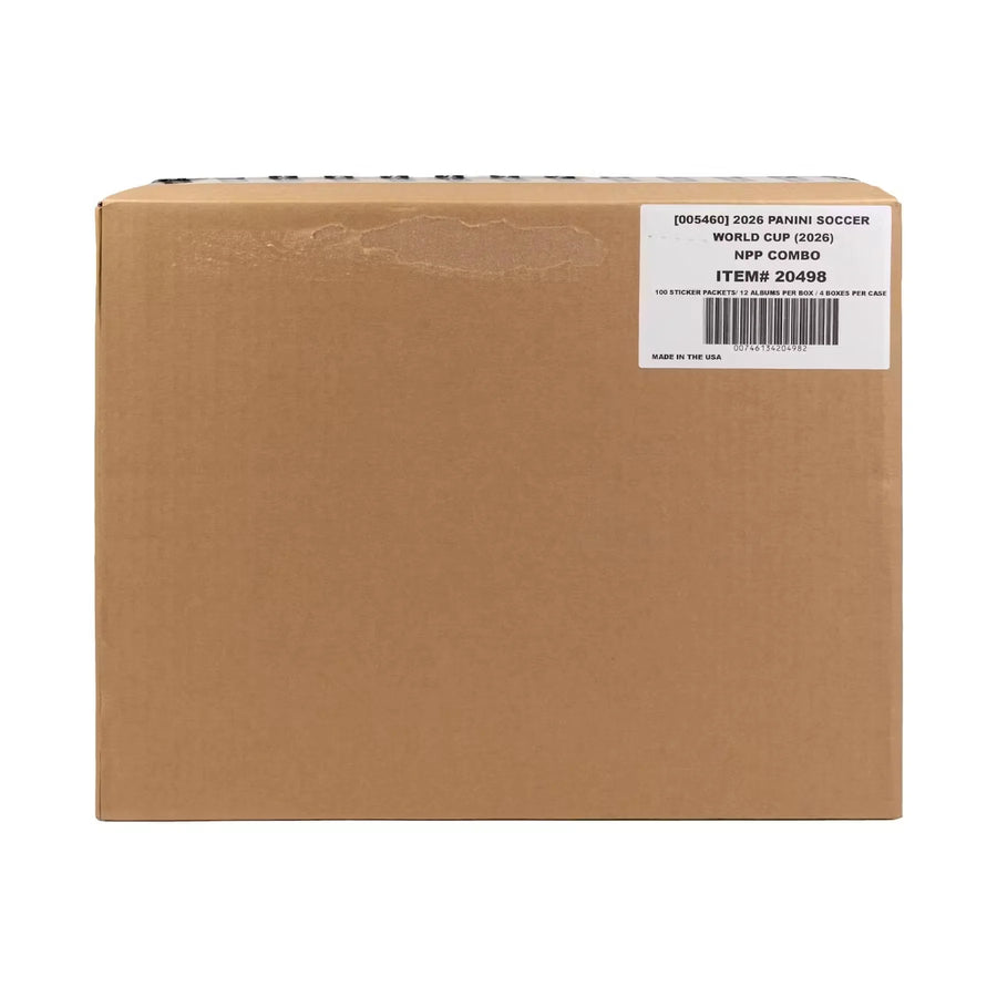 DRAFT - 2026 Panini FIFA World Cup Soccer Sticker Combo 4-Box Case | US Version