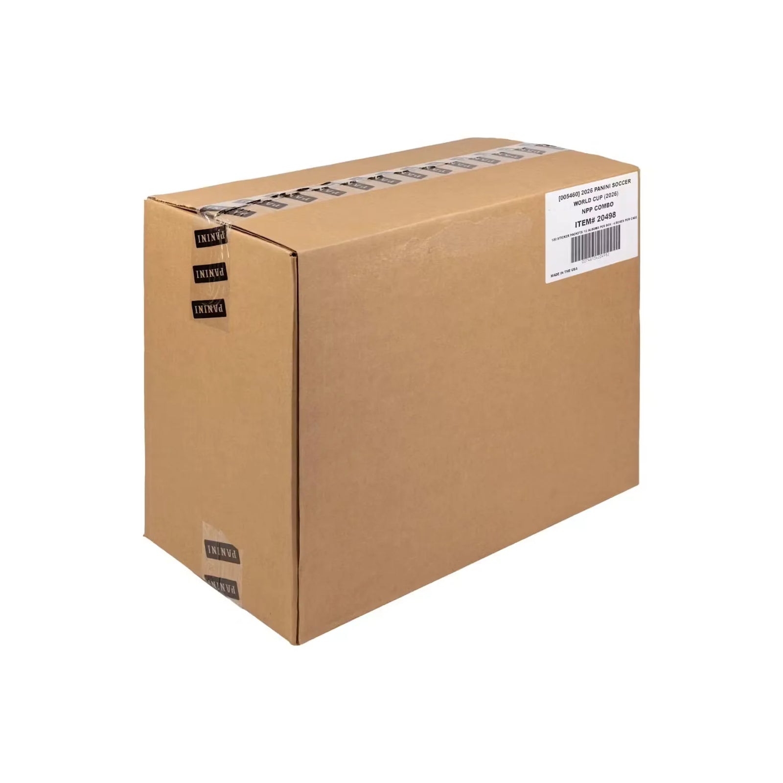 DRAFT - 2026 Panini FIFA World Cup Soccer Sticker Combo 4-Box Case | US Version