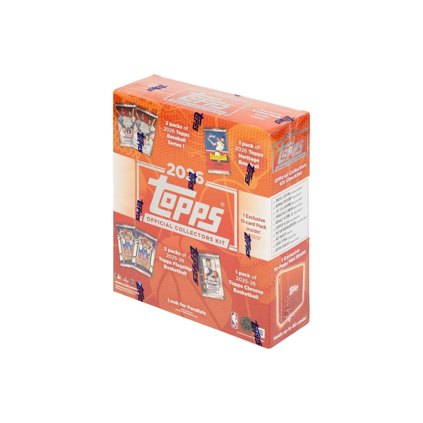 DRAFT - 2026 Topps MLB x NBA Official Collector Kit Box | Wave 1