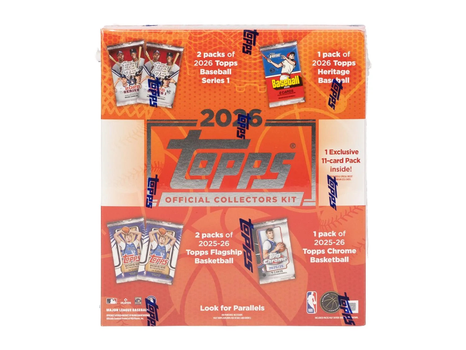 DRAFT - 2026 Topps MLB x NBA Official Collector Kit Box | Wave 1
