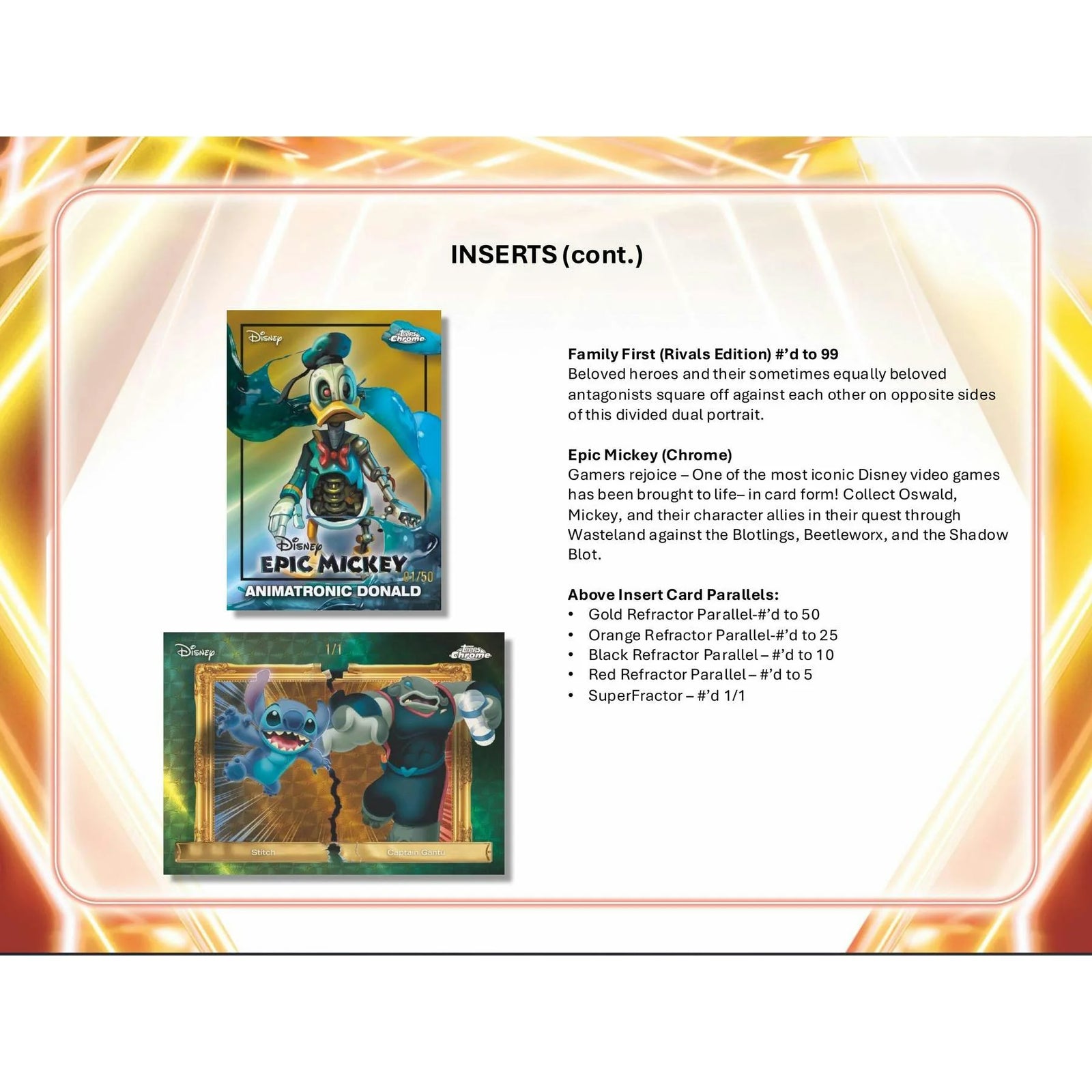 DRAFT - 2026 Topps Disney Neon Hobby Box | Entertainment Cards