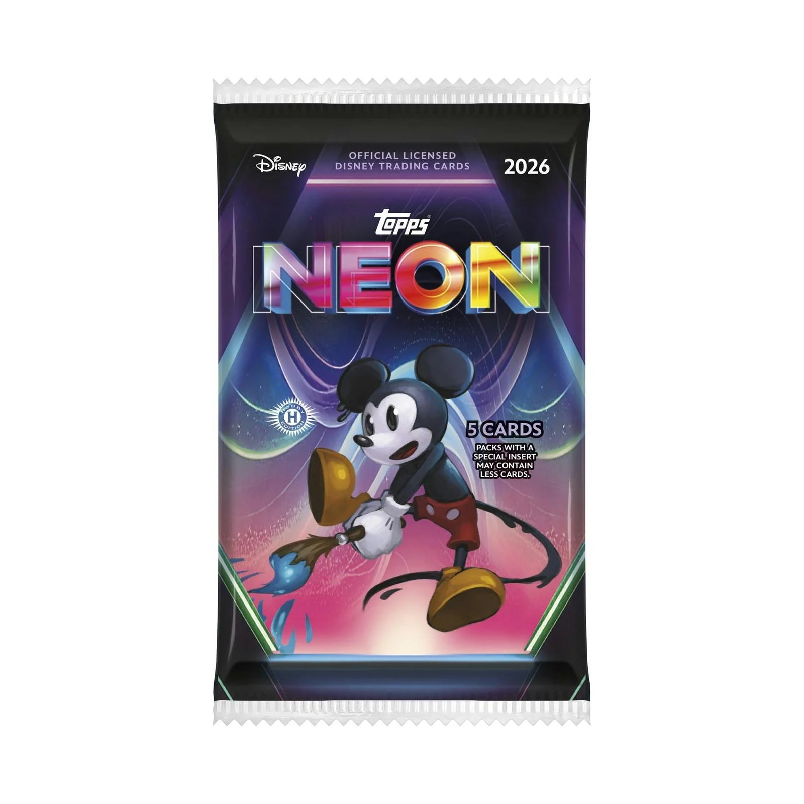DRAFT - 2026 Topps Disney Neon Hobby Box | Entertainment Cards