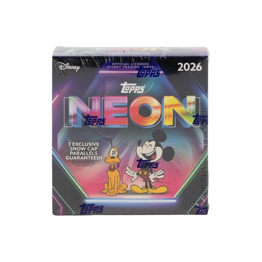 DRAFT - 2026 Topps Disney Neon Mega Box | Entertainment Cards