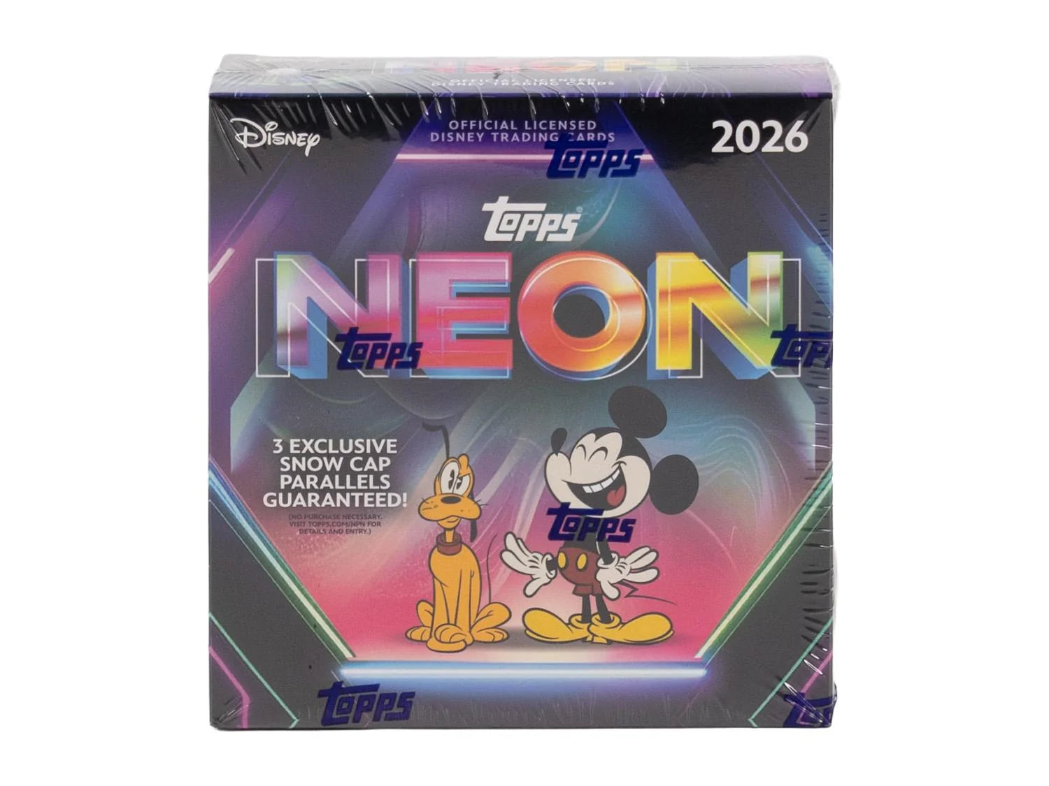 DRAFT - 2026 Topps Disney Neon Mega Box | Entertainment Cards