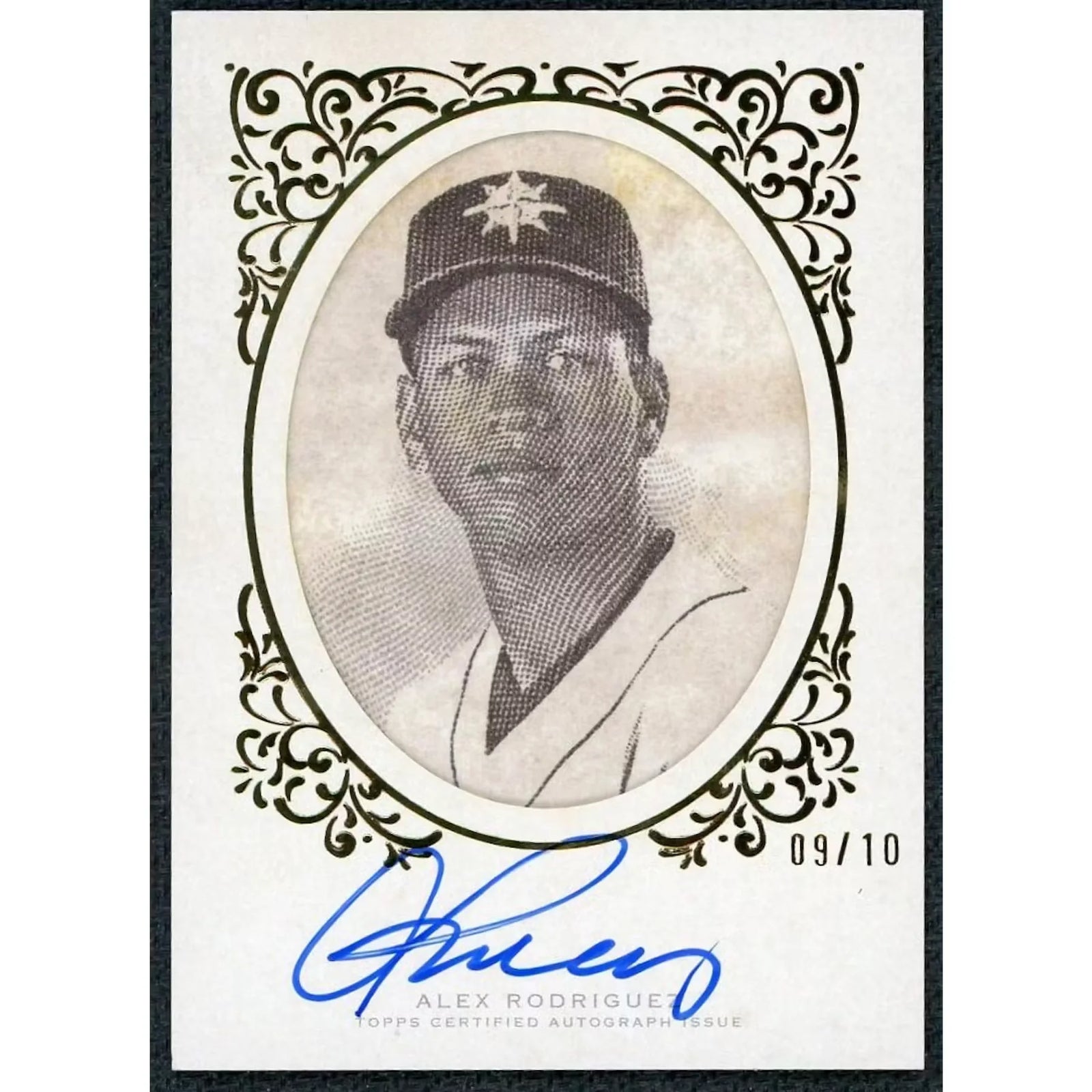 Alex Rodriguez Signed 2025 Topps Allen & Ginter Carte De Visite | Auto/10