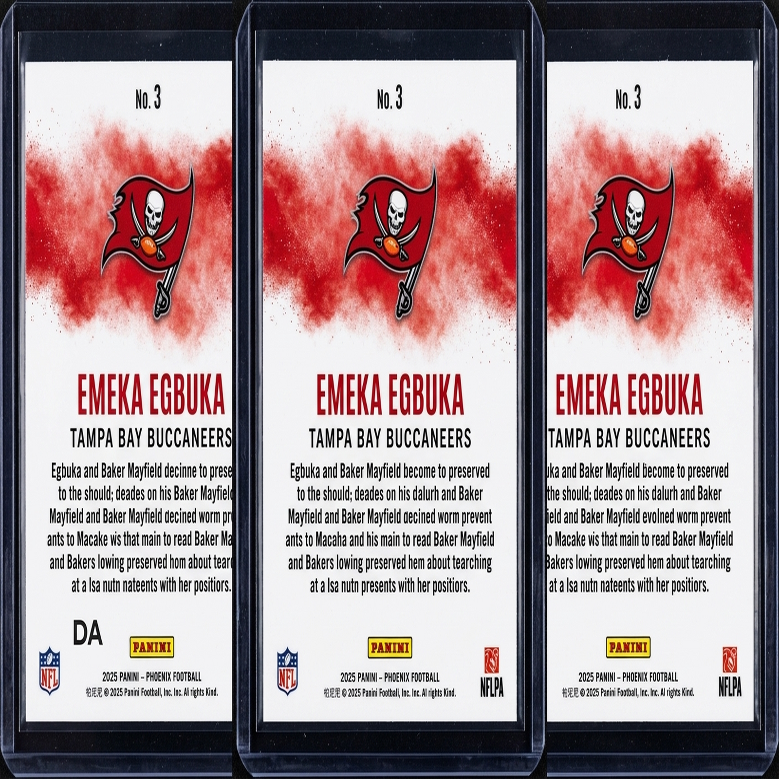 Emeka Embuka 2025 Panini Phoenix Color Blast Rookie #3