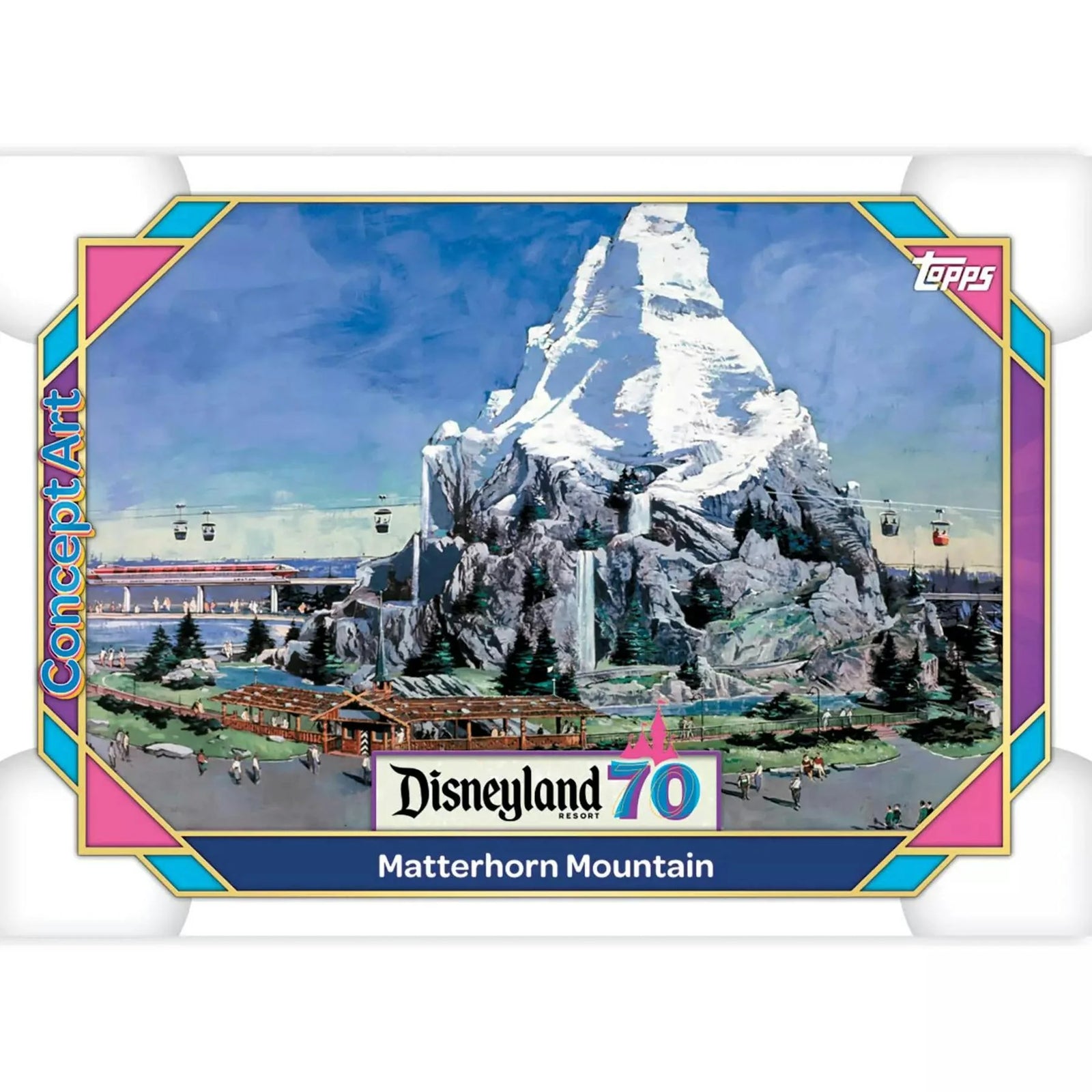 DRAFT - 2025 Topps Disneyland 70th Anniversary Hobby Box | Exclusive
