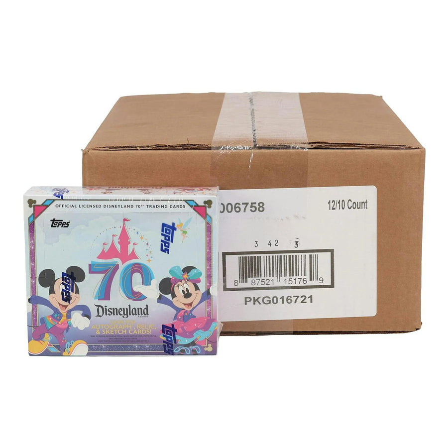 DRAFT - 2025 Topps Disneyland 70th Anniversary Hobby 12-Box Case